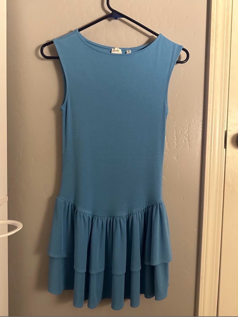 Aritzia Light Blue Mini Dress
